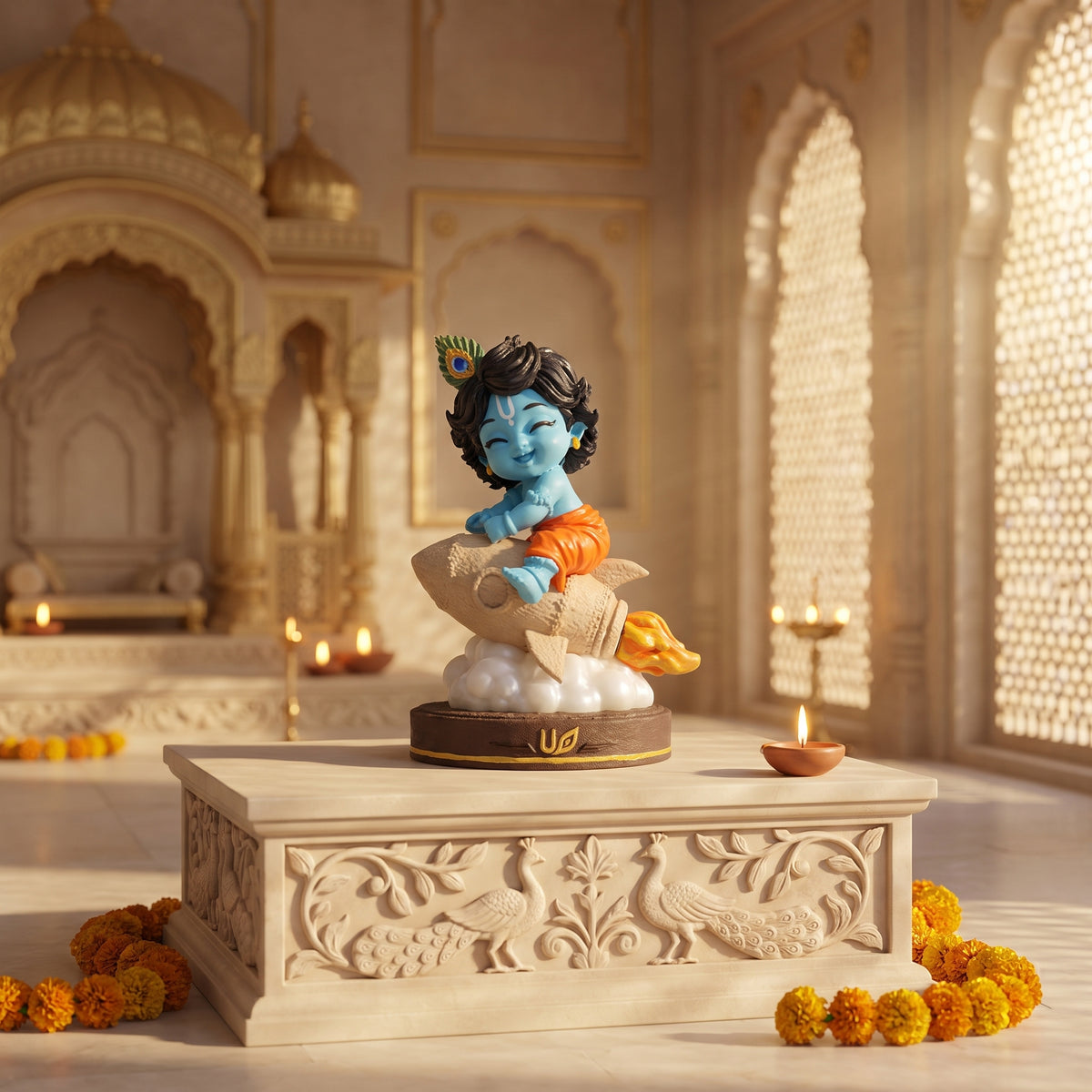 Bal Krishna on Rocket